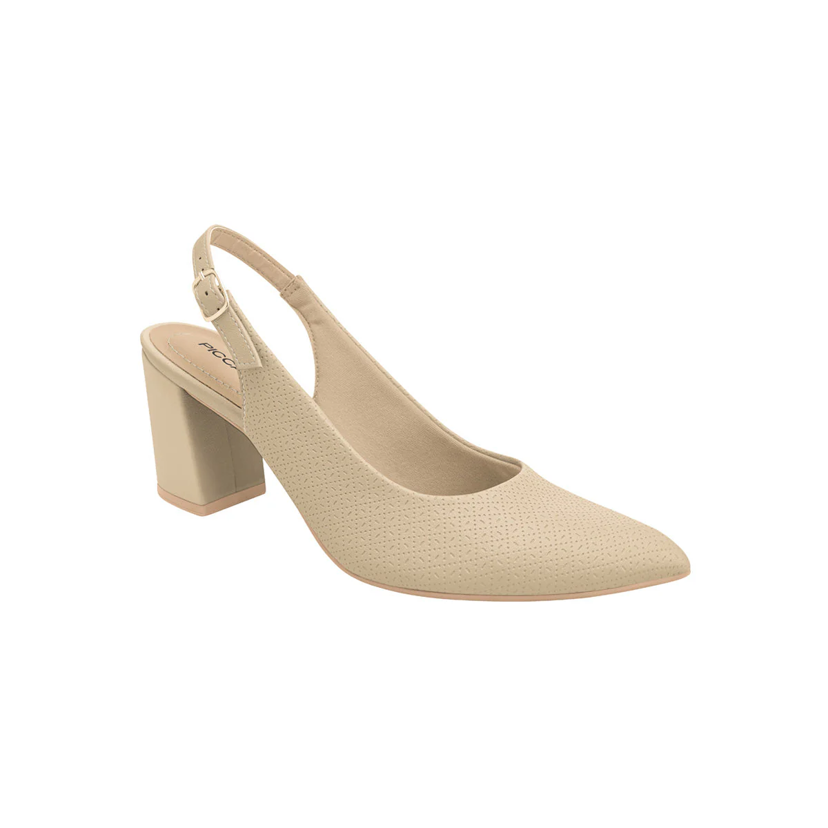 Slingback tacón alto puntera almendrada – Luiza - Imagen 4