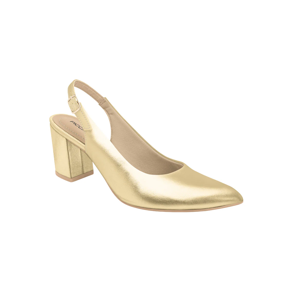 Slingback tacón alto puntera almendrada – Luiza - Imagen 3