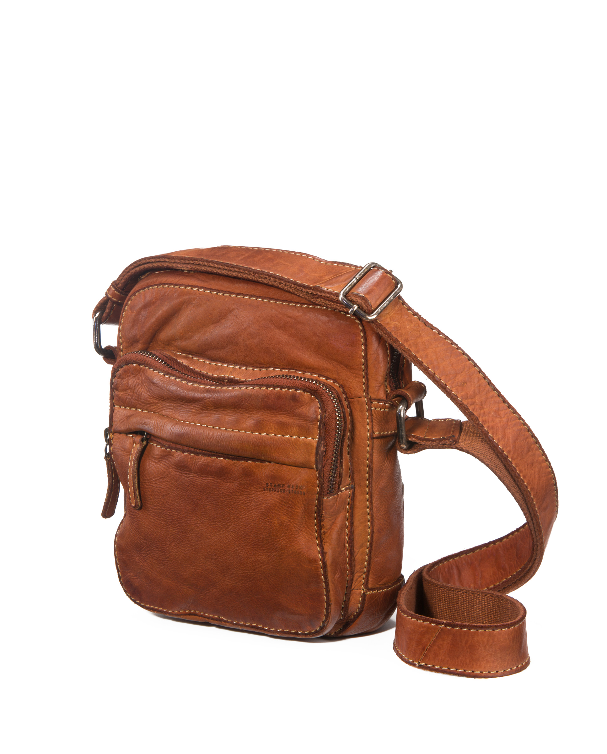 Bolso bandolera piel lavada Tichi ST123 cuero