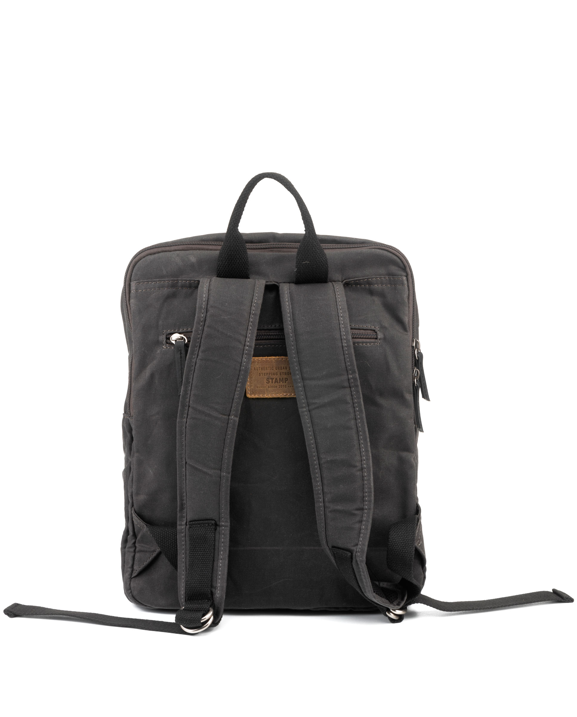 Mochila en lona encerada ST1828 Lyon gris