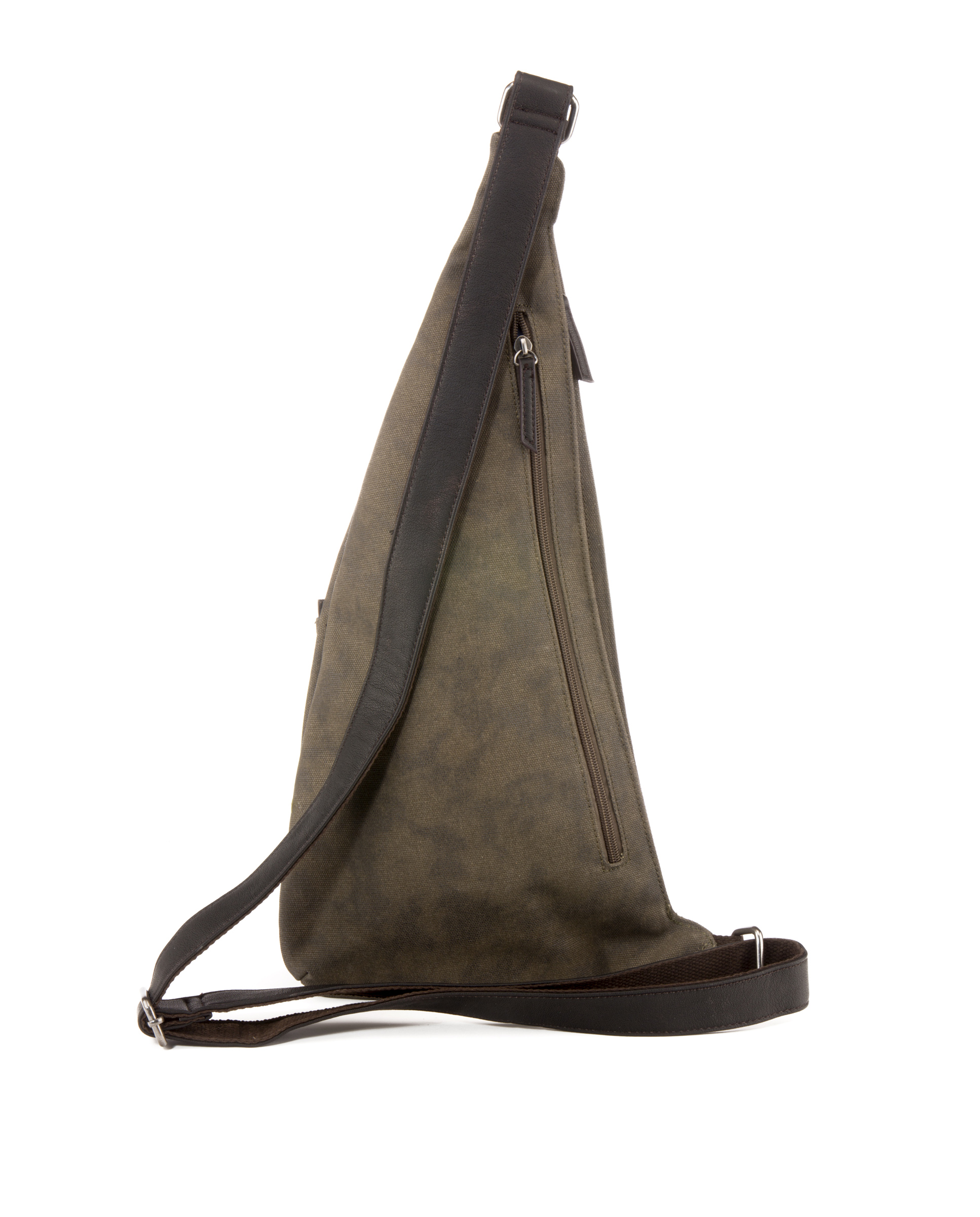 Mochila cruzada ST4729 Draco en lona impermeable kaki