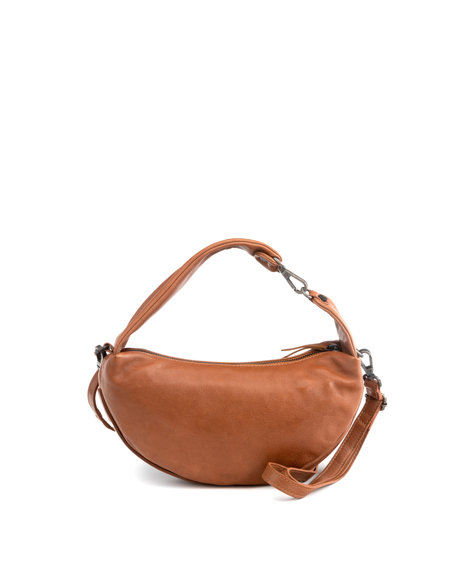 Bolso Chara ST3251 de mujer en piel lavada color camel