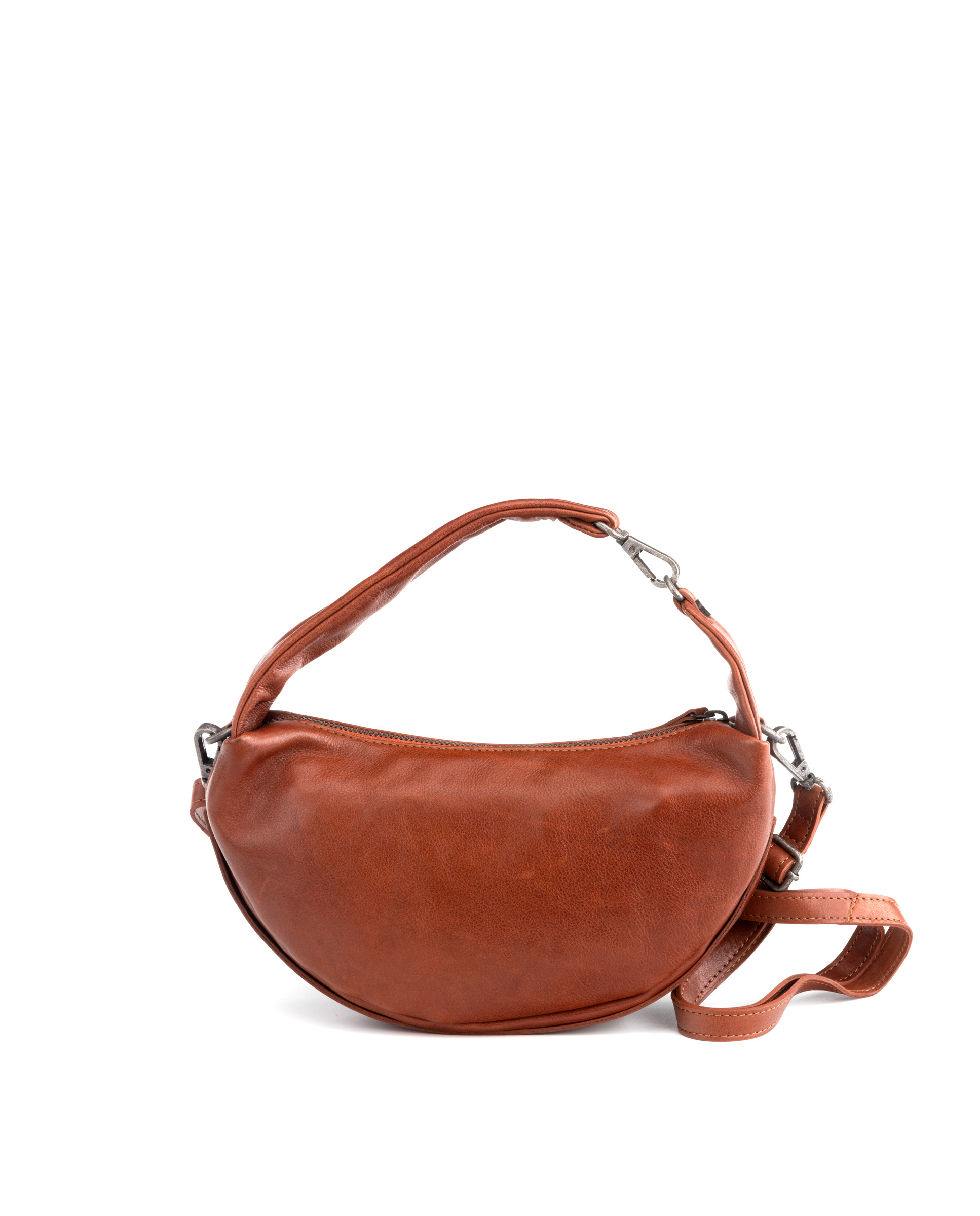 Bolso Chara ST3251 de mujer en piel lavada color cuero