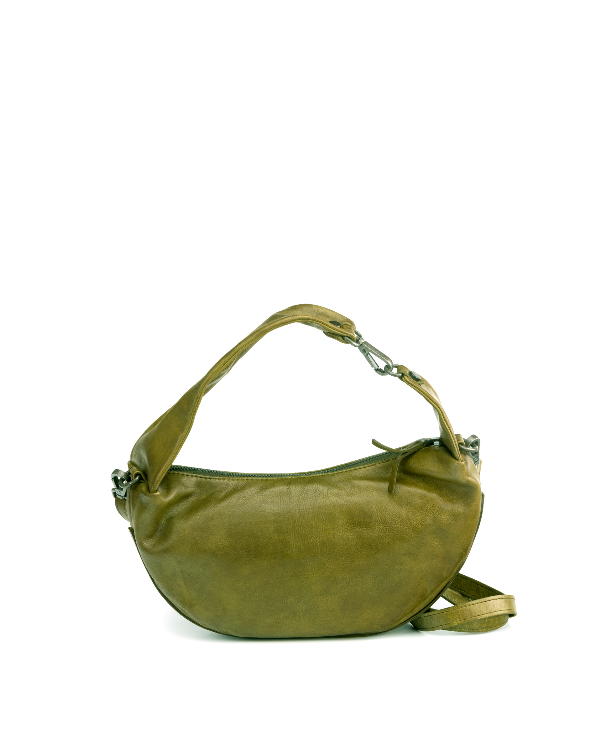 Bolso Chara ST3251 de mujer en piel lavada color verde