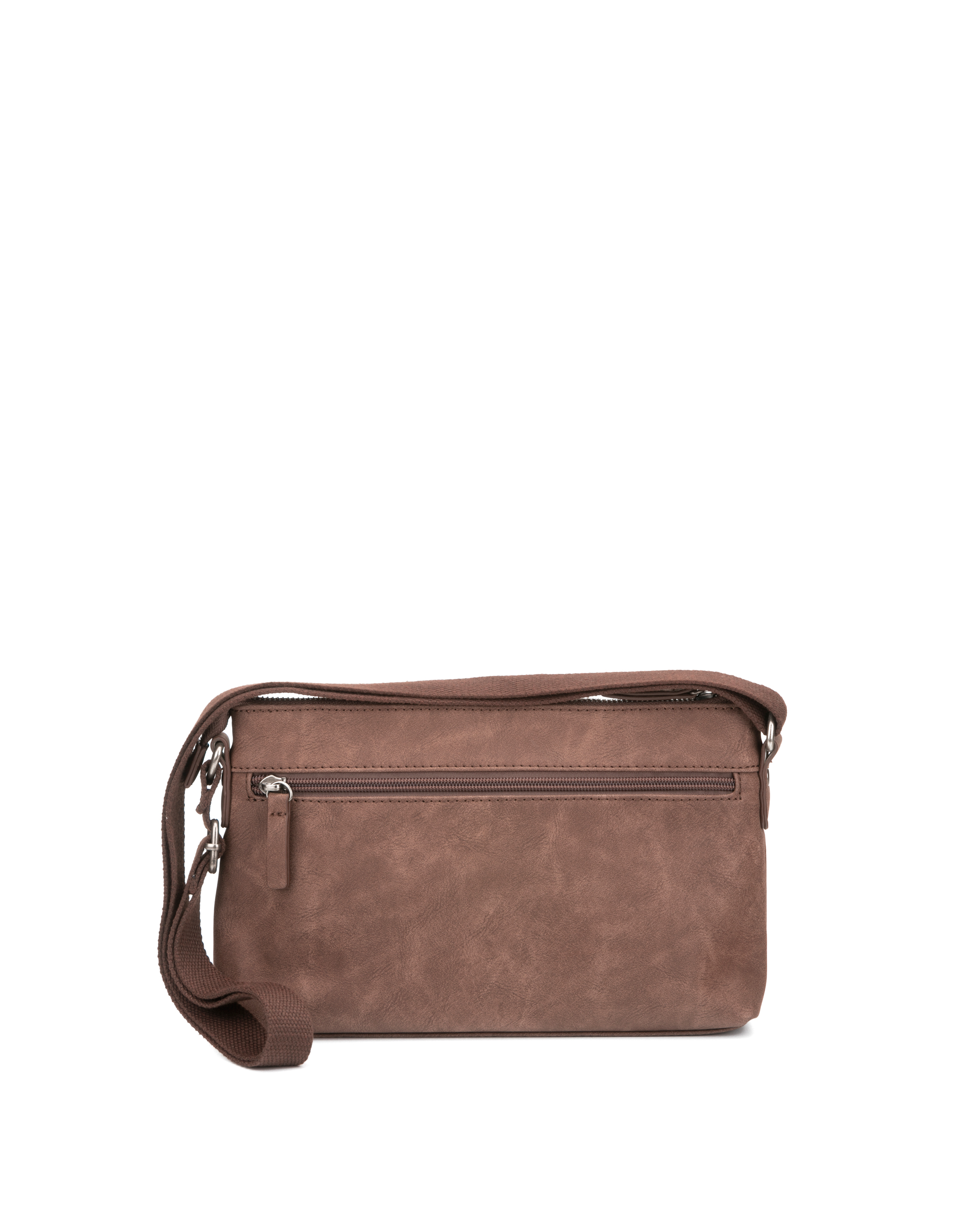 Bolso bandolera de mujer en ecopiel ST4502 color cuero - Imagen 3