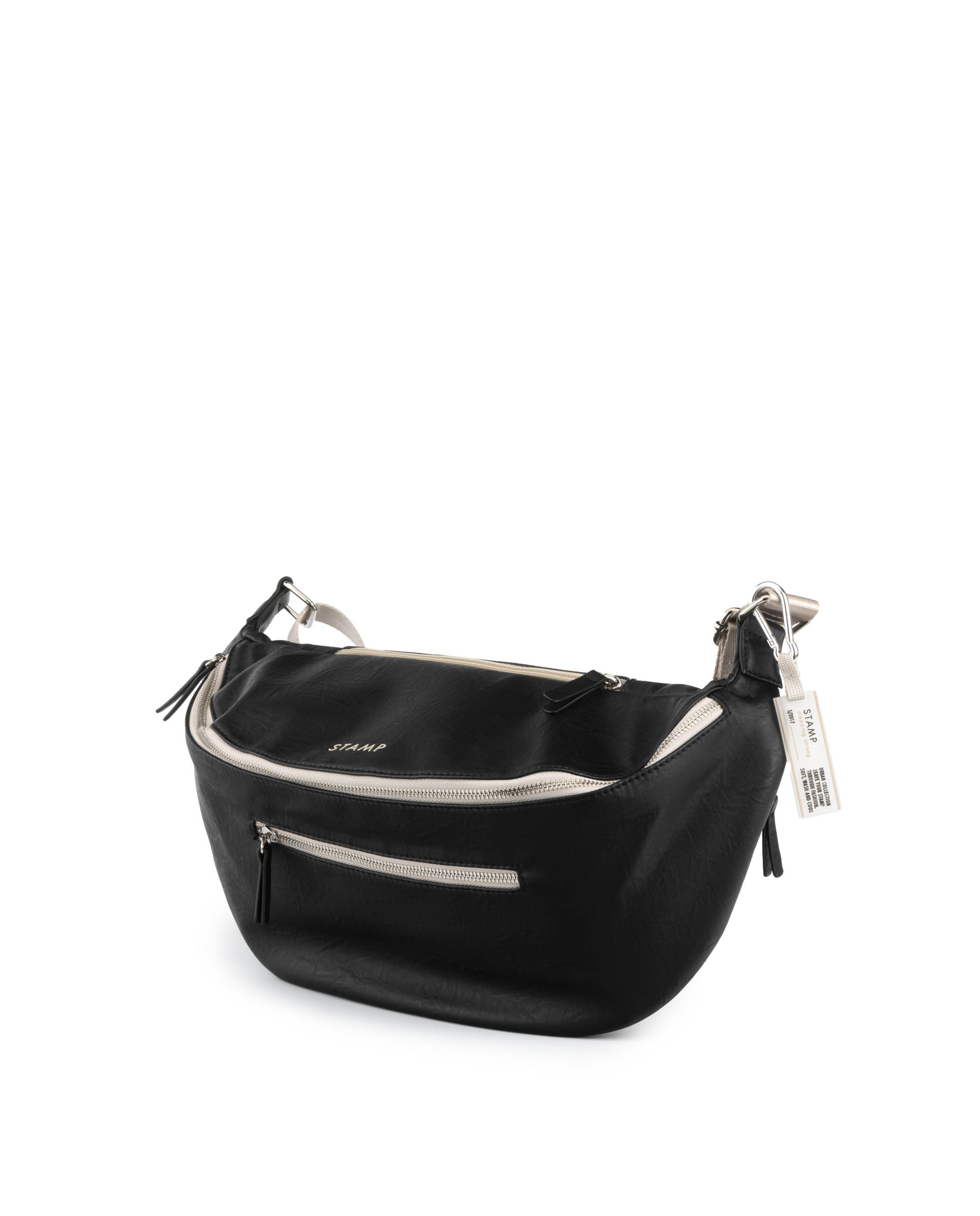 Bolso grande de mujer en ecopiel ST8603 Atik negro