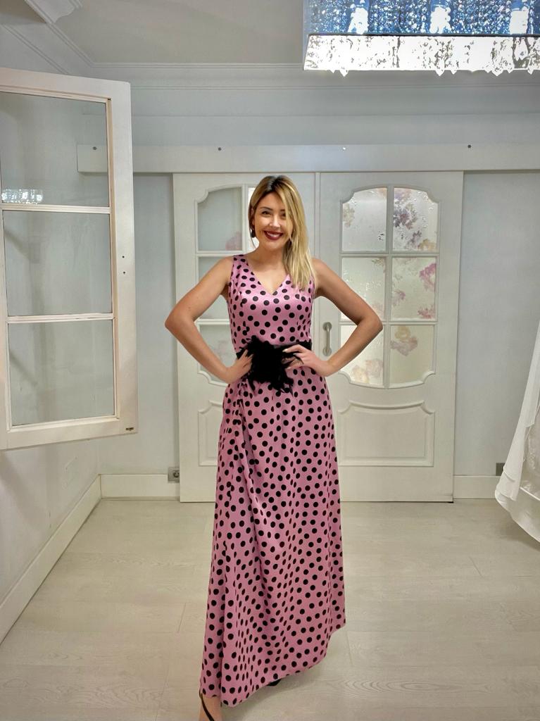 Vestido lunares