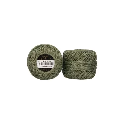 Anchor ovillo perlé nº8 color 00860