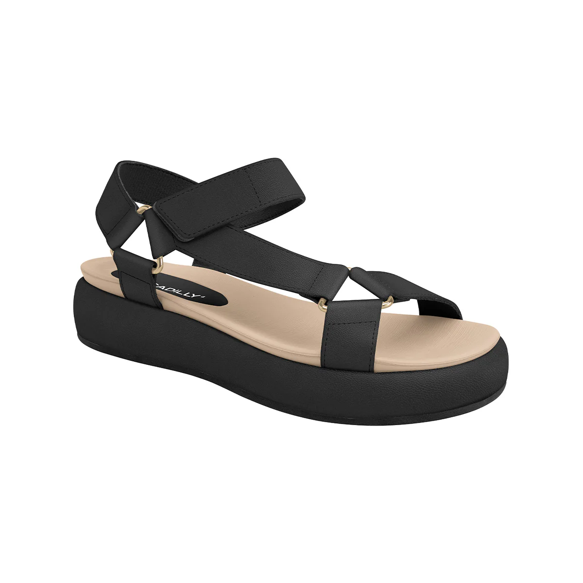 Sandalia de piso estilo casual para la playa de tiras cruzadas - Sol-1